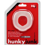 Hunkyjunk FIT Ergo Long - Wear Silicone Cock Ring – Ice Blue - Adult Toys