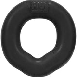 Hunkyjunk FIT Ergo Long - Wear Silicone Cock Ring – Tar Black - Adult Toys