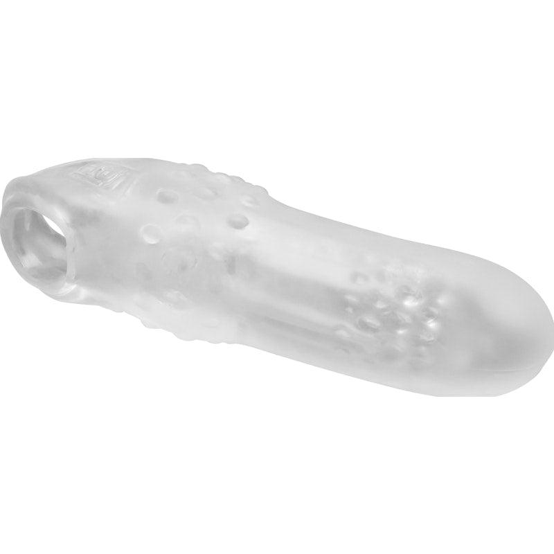 Hunkyjunk SWELL Adjust - fit Penis Extension Sleeve | Silicone Ice - Adult Toys