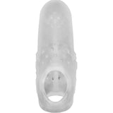 Hunkyjunk SWELL Adjust - fit Penis Extension Sleeve | Silicone Ice - Adult Toys