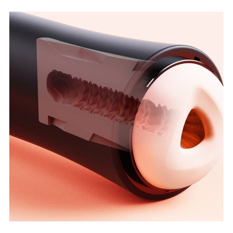 Inscup 2 Contracting Vibrating USB Masturbator - Adult Toys