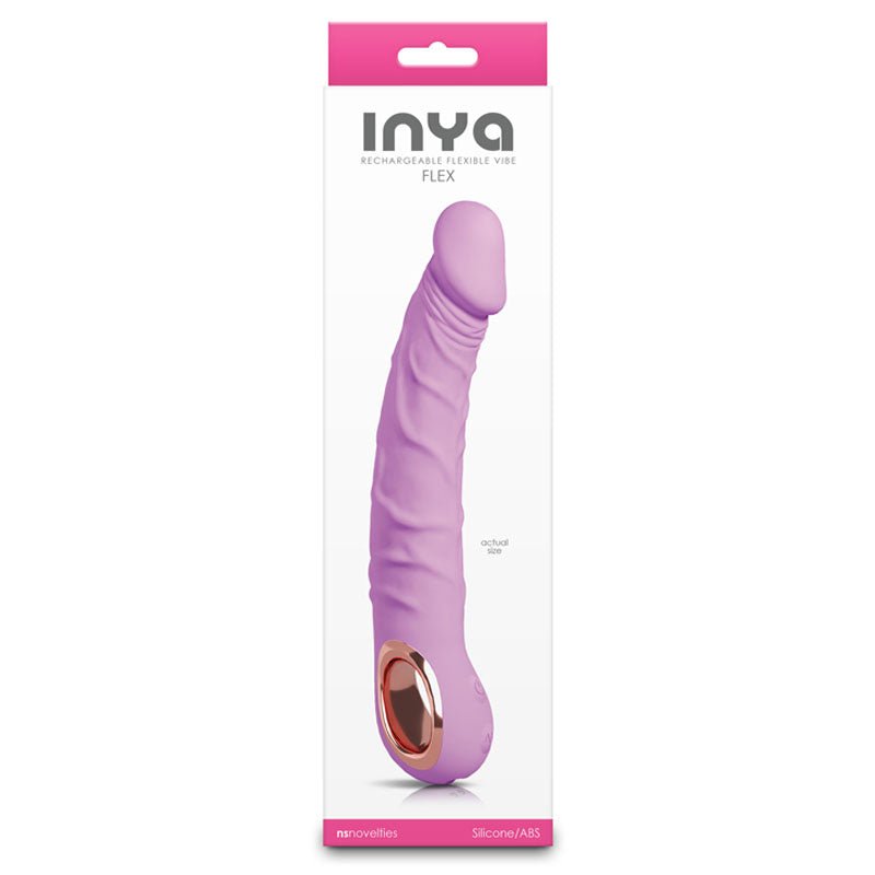 INYA Flex - Bubblegum 22 cm USB Rechargeable Vibrator - VIBRATORS