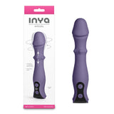 INYA Integra - Grey 18.2 cm Vibrator with Sliding Ring Shaft - VIBRATORS