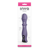 INYA Integra - Grey 18.2 cm Vibrator with Sliding Ring Shaft - VIBRATORS