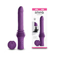 INYA Super Stroker - Purple - Purple 36.8 cm USB Rechargeable Thrusting Vibrator with Remote Control & Stand - VIBRATORS