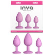 INYA Triple Ace Kit - Blush - Pink Butt Plugs - Set of 3 Sizes - ANAL TOYS
