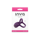 INYA Valiant - Berry - Purple USB Rechargeable Vibrating Cock Ring - COCK RINGS
