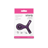 INYA Valiant - Berry - Purple USB Rechargeable Vibrating Cock Ring - COCK RINGS