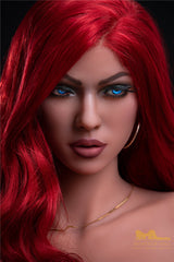 Irontech 171cm Viola TPE Sex Doll Brown Skin Shining Blue Eyes High Quality - Sex Doll