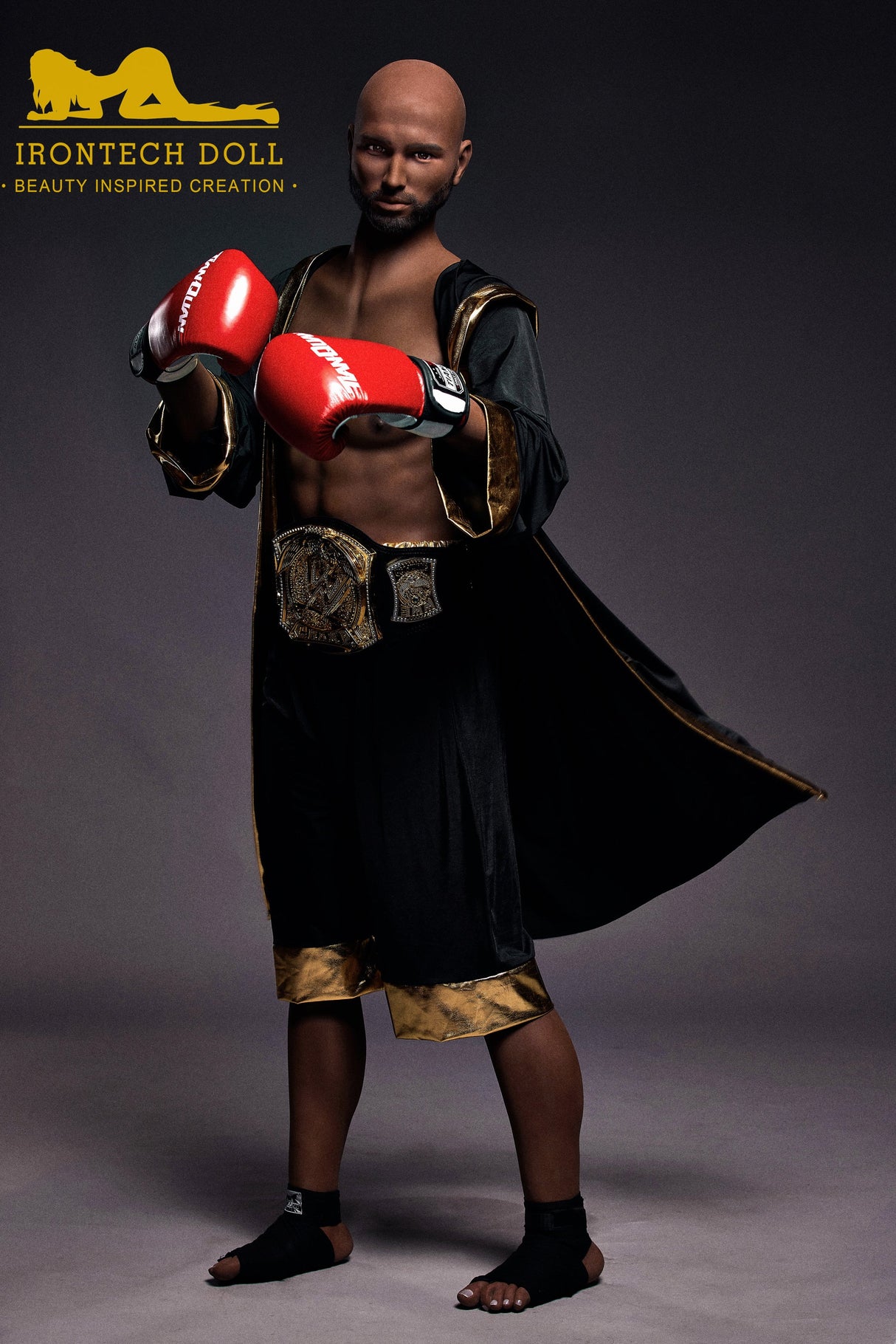 Irontech 175cm Boxing Male Sex Doll Kevin Strong Realistic Figure - Sex Doll