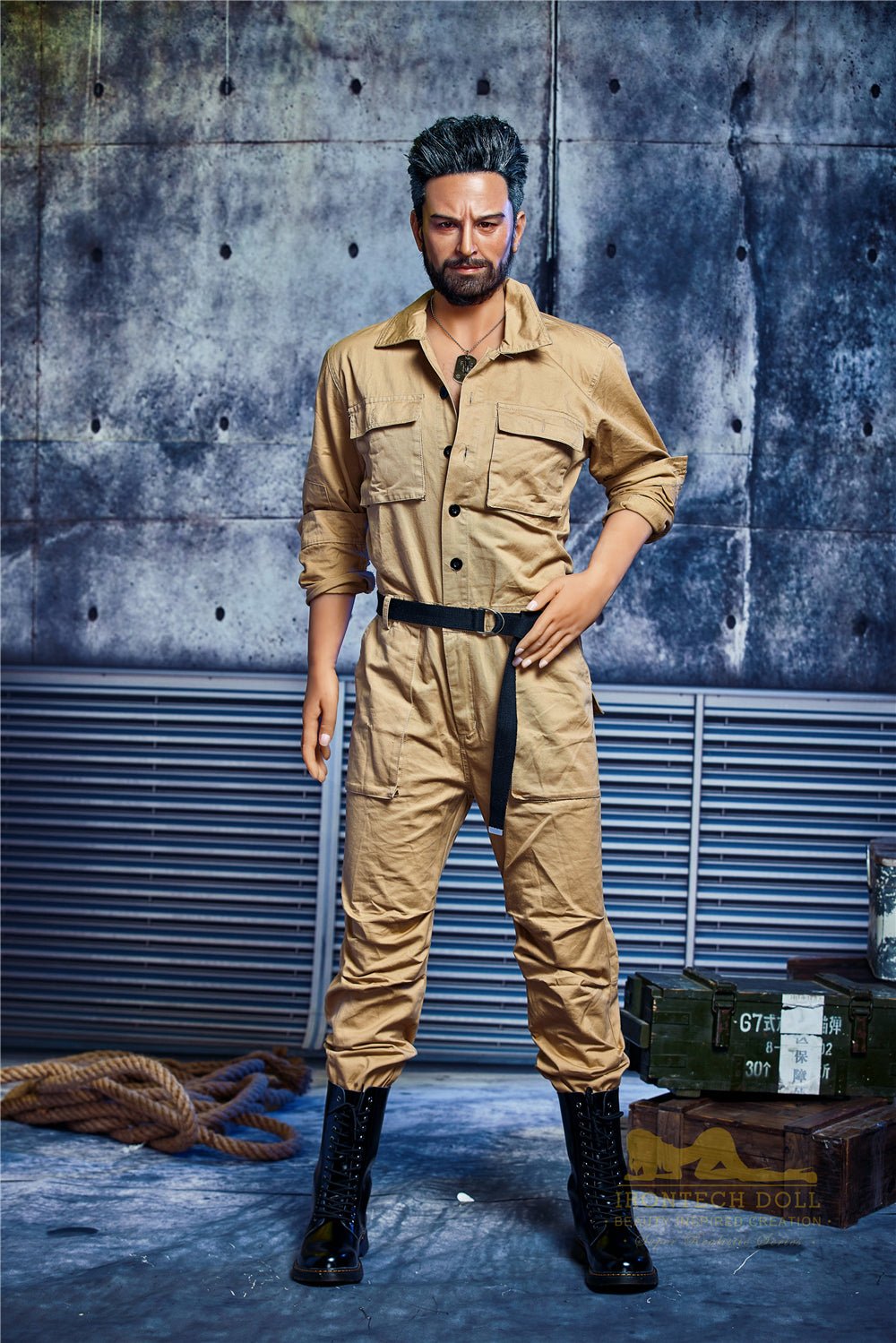 Irontech 175cm William Silicone Head Male Sex Doll - Sex Doll