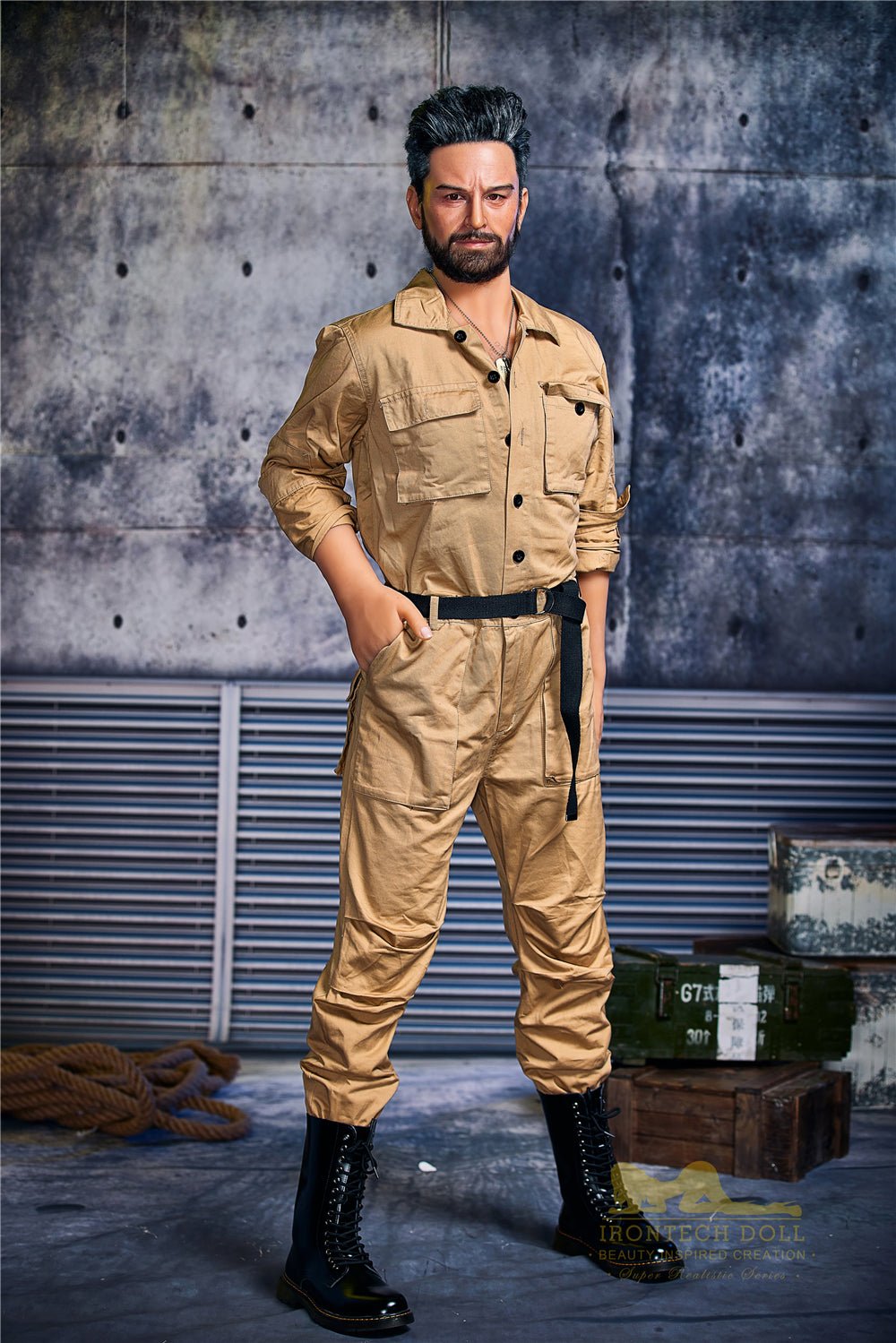 Irontech 175cm William Silicone Head Male Sex Doll - Sex Doll