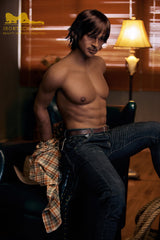 Irontech Black 175cm Cowboy Charles Male Sex Doll TPE - Sex Doll