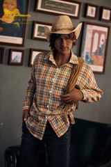 Irontech Black 175cm Cowboy Charles Male Sex Doll TPE - Sex Doll