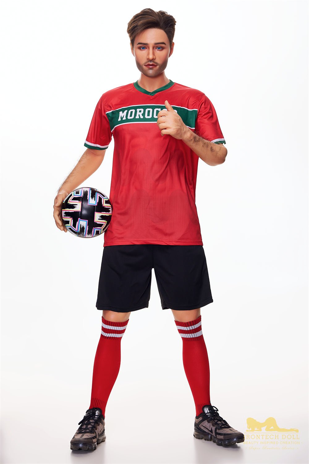 Irontech Morocco 170cm Silicone Male Sex Doll Realistic Brown Eyes - Sex Doll