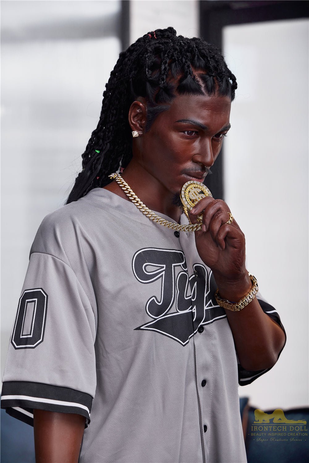 Irontech Silicone Black Sex Doll 170cm M7 Bill Realistic Full Body - Sex Doll