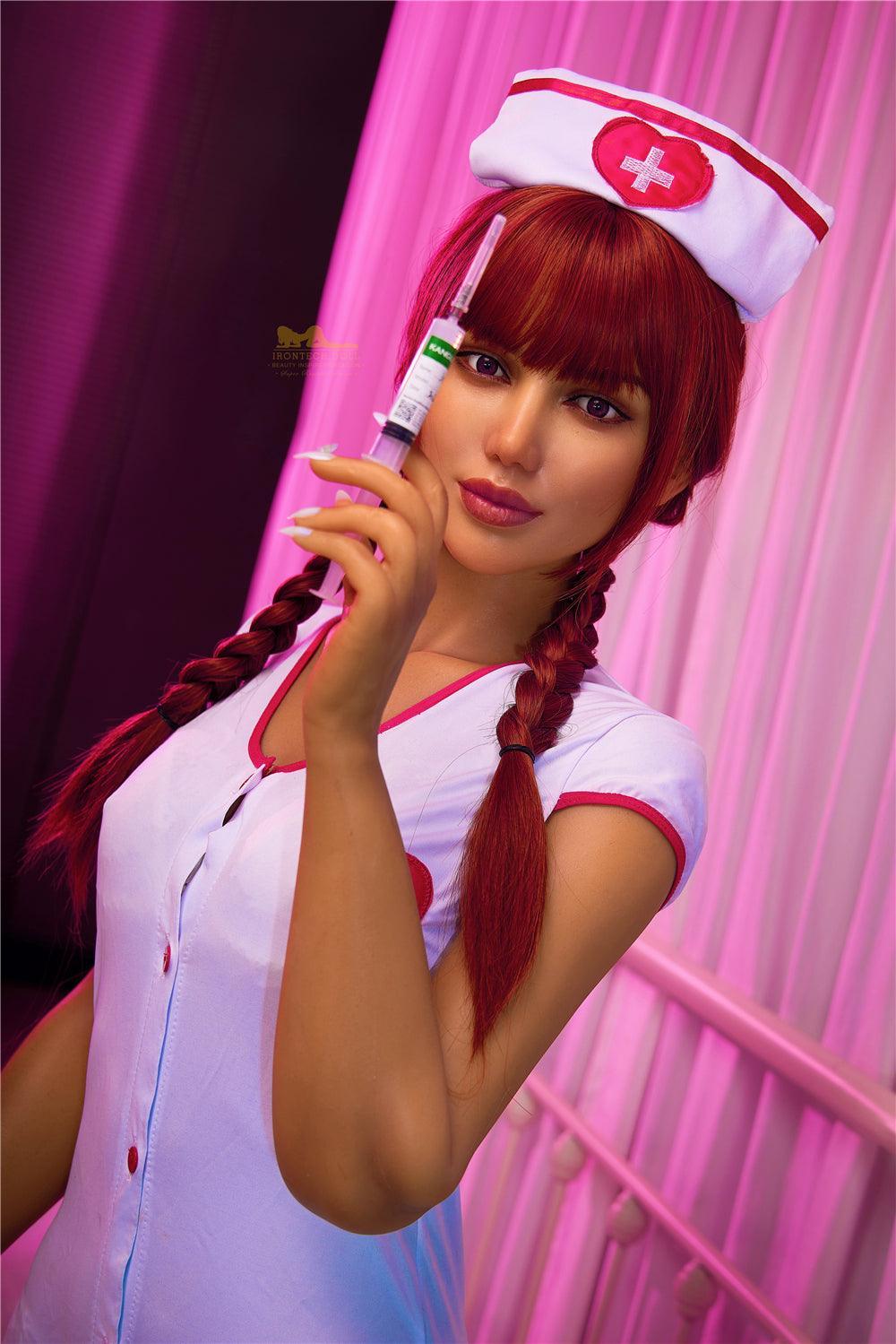 Irontechdoll 168cm Silicone Nurse Robot Sex Doll S13 Celine - Sex doll