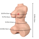 Jasmine Portable Mini Silicone Sex Doll Torso for Beginners - Sex Doll - Naughty by Nature Adult Store