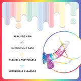 Jellido 14cm Curved Dildo - Clear Coloured - DONGS