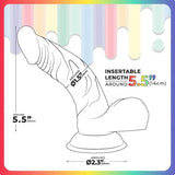 Jellido 14cm Curved Dildo - Clear Coloured - DONGS