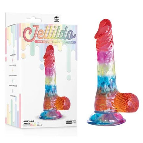 Jellido 14cm Dildo - Clear Coloured - DONGS