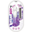 Jelly Vibrator Dream Boy USB 7in Purple - Adult Toys
