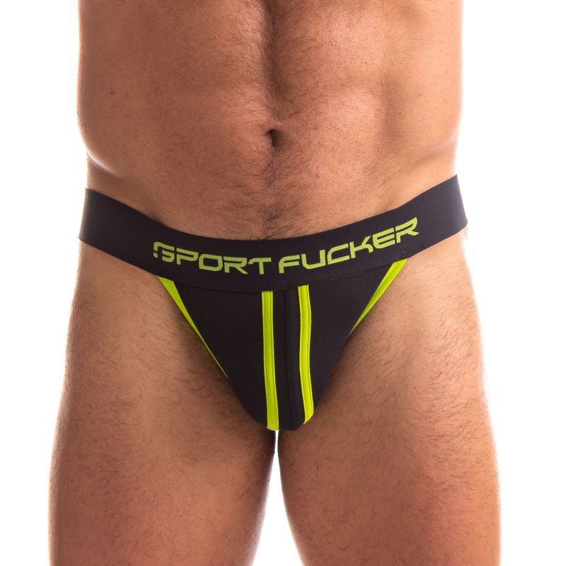 Jersey Jock Black/Green - Lingerie