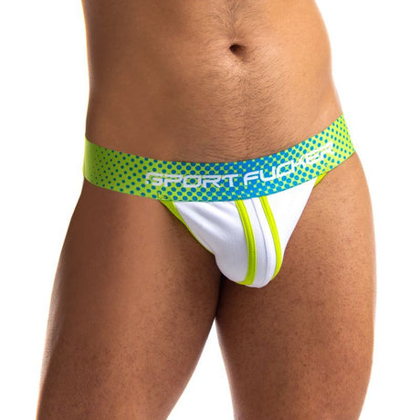 Jersey Jock Green/White - Lingerie