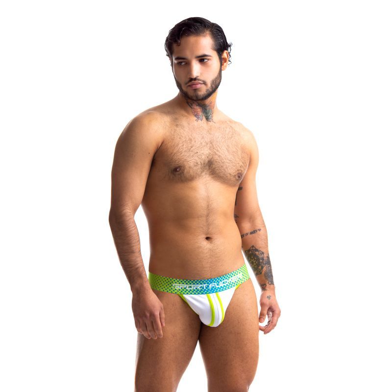 Jersey Jock Green/White - Lingerie