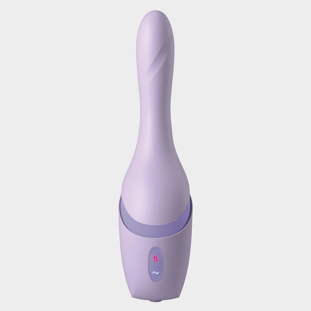 JimmyJane Hello Bang - Purple Warming & Thrusting Vibrator - VIBRATORS