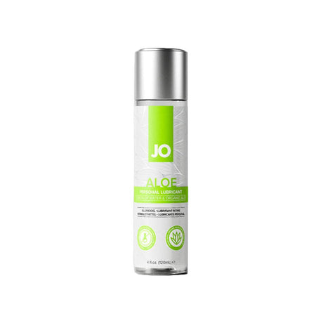 JO Aloe Water Based Lubricant 120ml Bottle Aloe Vera Formula - LOTIONS & LUBES