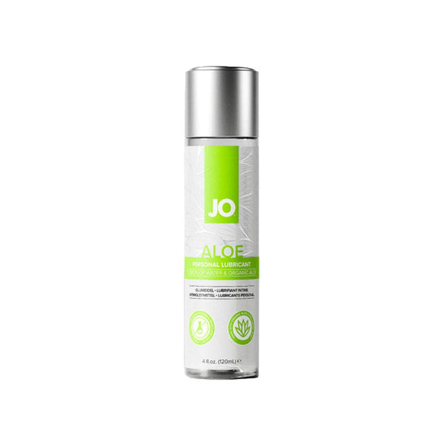 JO Aloe Water Based Lubricant 120ml Bottle Aloe Vera Formula - LOTIONS & LUBES