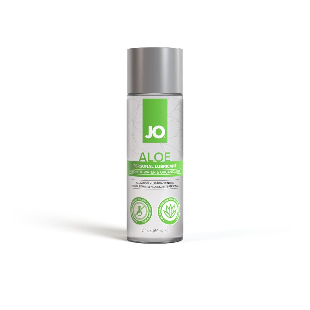 JO Aloe Water Based Lubricant With Aloe 60 mL Bottle - LOTIONS & LUBES