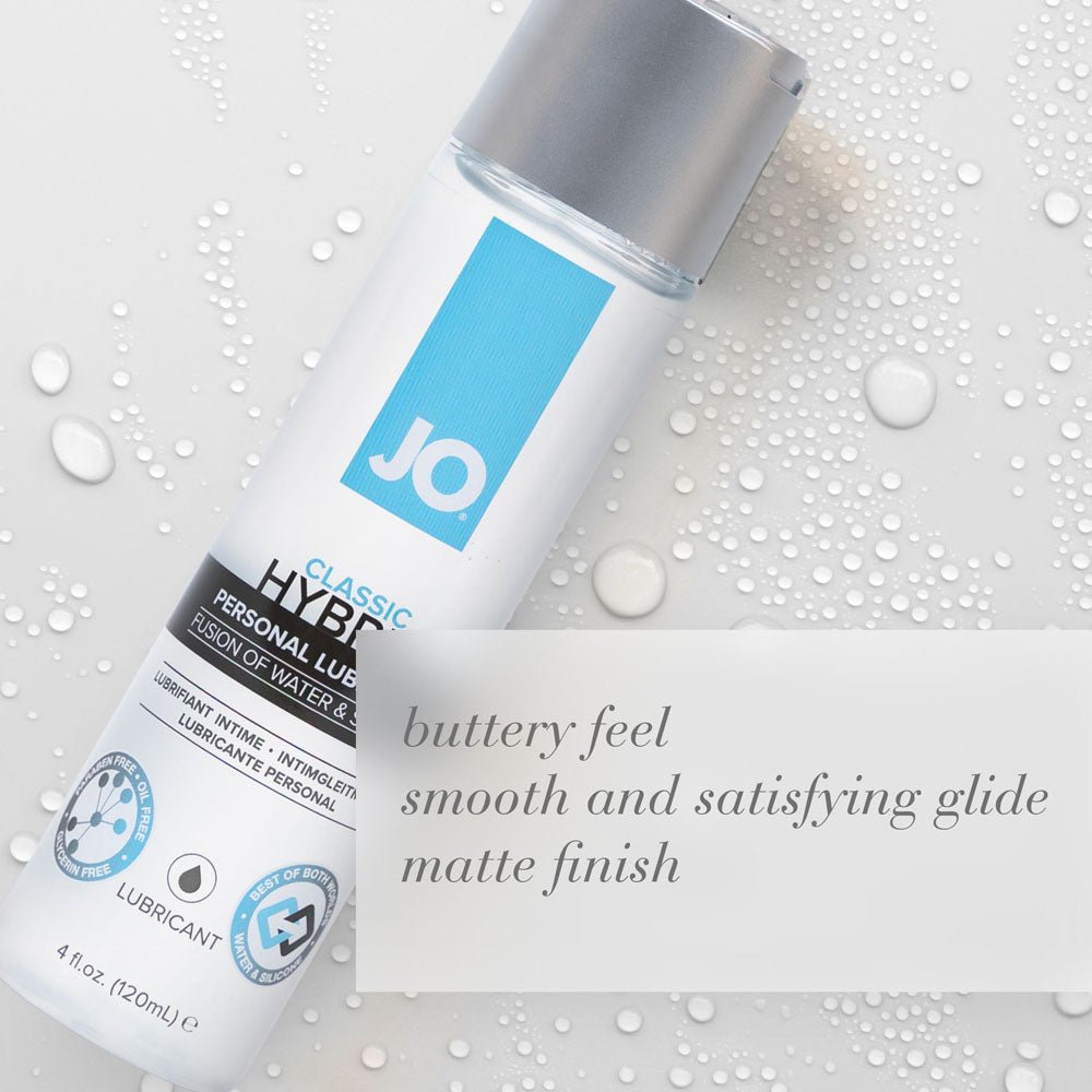 JO Classic Hybrid Lubricant Water Based Silicone Blend 120ml - LOTIONS & LUBES