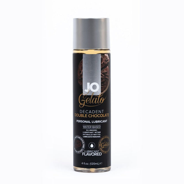 JO Gelato Decadent Double Chocolate Flavoured Lubricant Water Based 120 mL - LOTIONS & LUBES