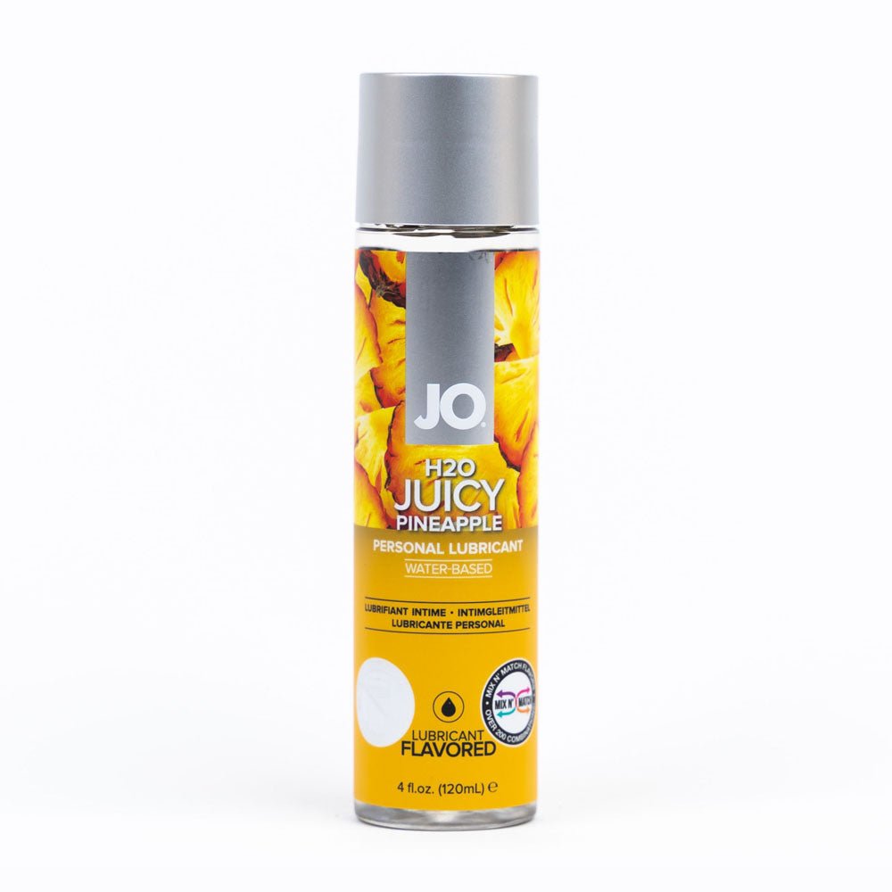 JO H2O Juicy Pineapple Flavoured Water Based Lubricant 120 mL - LOTIONS & LUBES
