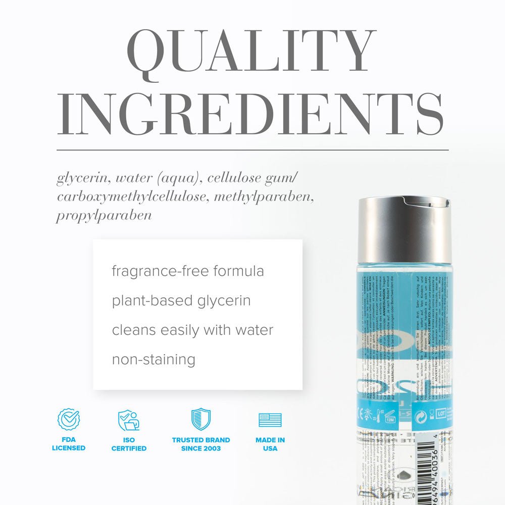 JO H2O Original Water Based Lubricant 240ml - LOTIONS & LUBES