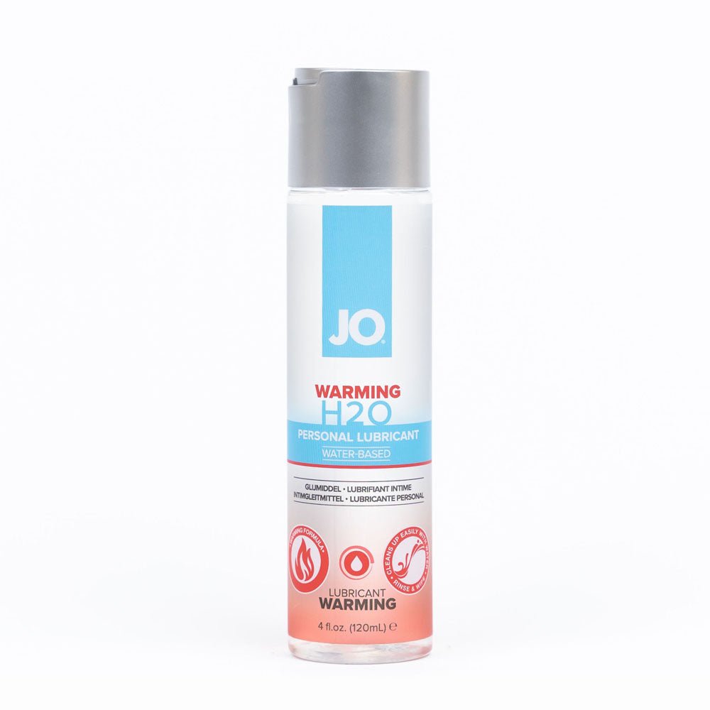 JO H2O Warming Lube Water Based Lubricant 120ml Bottle - LOTIONS & LUBES