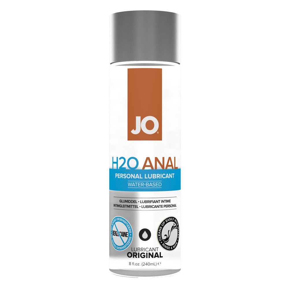 JO H2O Water Based Anal Lubricant 240 ml Bottle Premium Quality - LOTIONS & LUBES