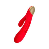 JOS Patti Moving Tongue Rabbit Vibrator Red - Adult Toys