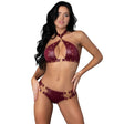 Juno Burgundy Jewel Two Piece Set - Naughty by Nature Adult Store
