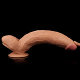 King Size 11 Inch Realistic Dildo Flesh Color 29 5 Cm Long - DONGS