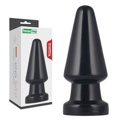 King Sized 7.5'' Anal Shocker - Black Mega Butt Plug - ANAL TOYS