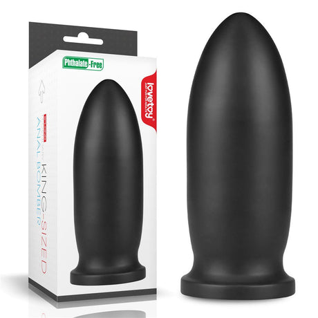 King Sized Anal Bomber - Black 23 cm (9'') Mega Anal Plug - ANAL TOYS
