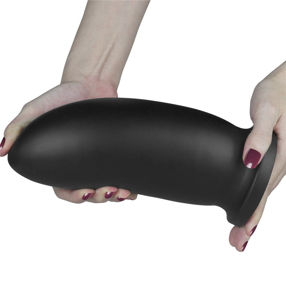 King Sized Anal Bomber - Black 23 cm (9'') Mega Anal Plug - ANAL TOYS