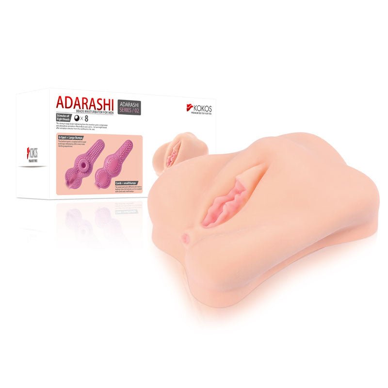 Kokos Mini Adarashi 2 - Flesh Mini Masturbator - MASTURBATORS