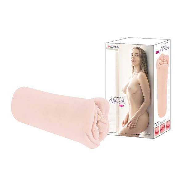 Kokos Mini Nara - Flesh Dual Layer Mini Vagina Stroker - MASTURBATORS
