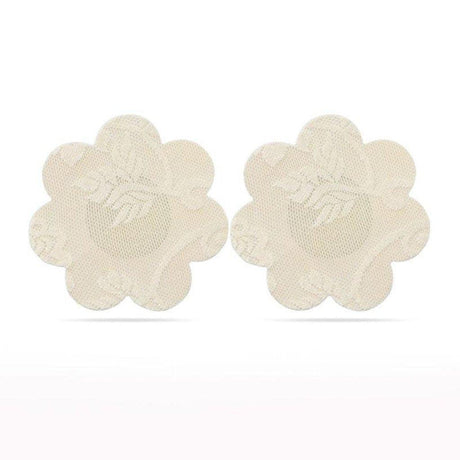 Lace Heart and Flower Nipple Pasties Twin Pk - Adult Toys