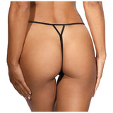 Lace Open Front G - String Black - Lingerie
