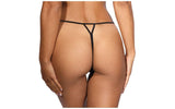 Lace Open Front G - String Black - Lingerie